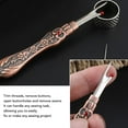 thumbnail image 4 of 2pcs Vintage Seam Ripper Set Retro Stitch Remover Tool with Exquisite 3D Pattern Handle for Sewing Leatherwork DIY Crafts, 4 of 7
