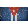 thumbnail image 1 of Distressed Cuban Flag All Over Beach Towel, 1 of 1