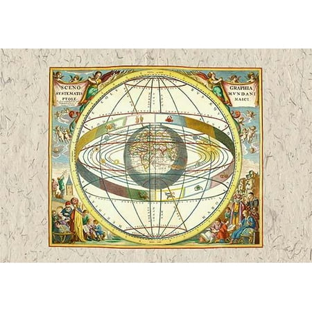 Andreas Cellarius was a Dutch-German cartographer  He is best known for his Harmonia Macrocosmica of 1660 a major star atlas published by Johannes Janssonius in Amsterdam Poster Print by Andreas