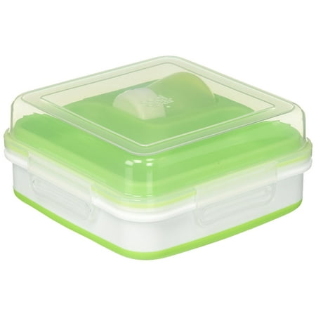 Collapsible Salad Storage Kit, Non-toxic gel filled freezer tray keeps food cold & fresh By Cool (Best Way To Keep Salad Fresh In Fridge)