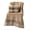 Coffee, variant on Absorbent Cotton Bath Towel for Adults - Oversized Unisex Relaxing Wrap with Durable Edges and Soft Loops,Gray