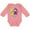 Mauve, variant on Inktastic Monster 2nd Birthday Boys or Girls Long Sleeve Baby Bodysuit