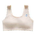 thumbnail image 2 of Piuwrlz Big Girls Chest Underwear Teen Kids Breathable Bra Solid Color Sports Bras Beige Size 13 Years, 2 of 5