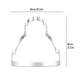 thumbnail image 3 of Clearance Biscuit Moulds under $1,Large Christmas Cookie Cutters 4" Holiday Cookie Cutters Stainless With Recipe Instruction Snowman Christmas Tree Snowflake.., 3 of 9
