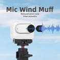 thumbnail image 4 of SGACAI Protector de viento para micrófono PandaXun para Insta360 GO 3S/GO 3, protector de viento para micrófono, funda de algodón, kit de audio, esponja reductora de ruido para accesorios de cámara, 4 of 6