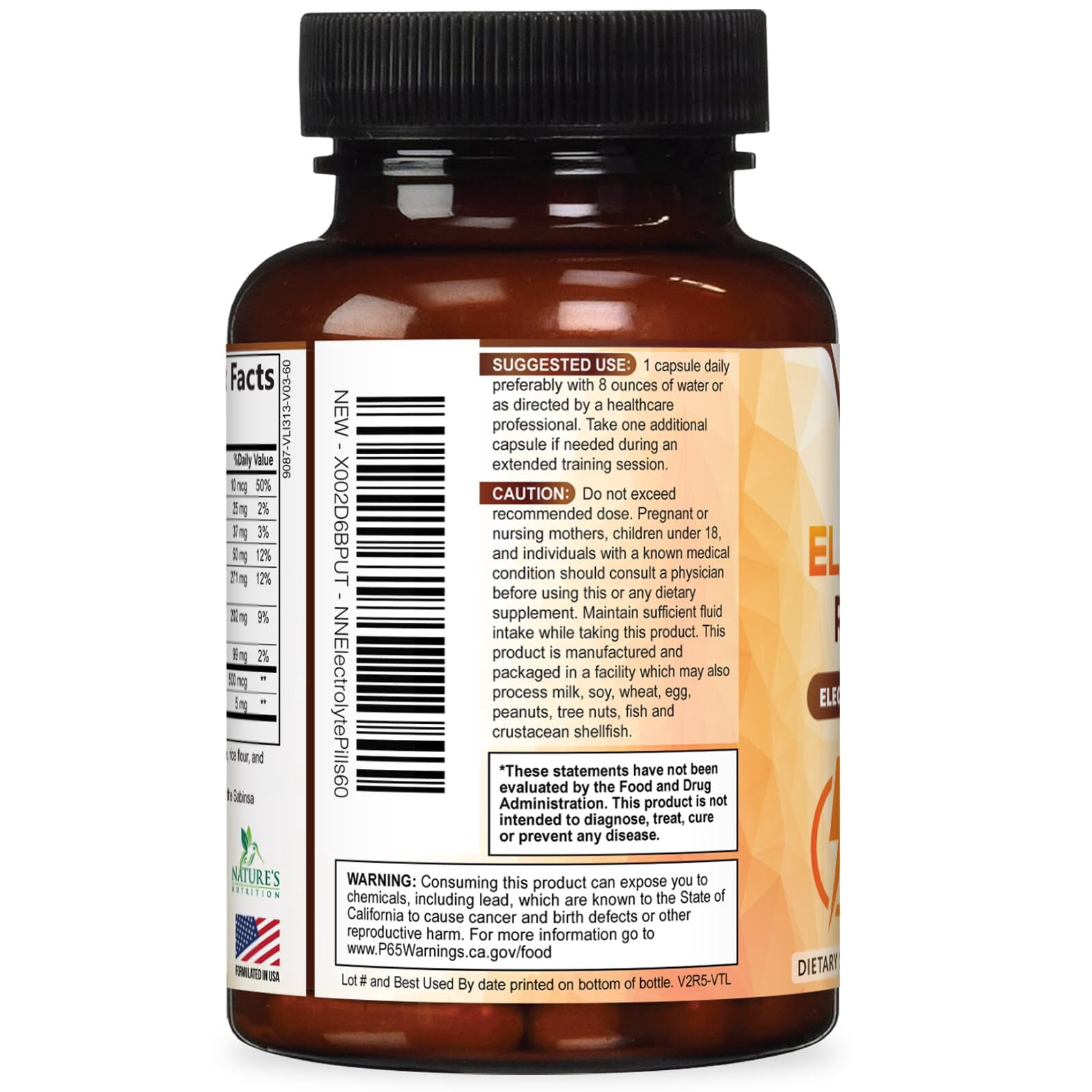 Supplement 60タブレット *9 Daily Electrolyte Replenisher Tablets - 9 Essential Electrolytes