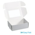 thumbnail image 4 of Uxcell 3.5"x2.5"x1" Paper Soap Box with Window Homemade Soap Boxes Rectangle Presents Packaging Boxes, Silver 30 Pack, 4 of 6