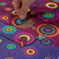 thumbnail image 4 of Ambesonne Trippy Jigsaw Puzzle Durable Cardboard, Geometric Tree Branches, 1000 pcs, Purple Maroon, 4 of 5