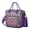 Purple-8, variant on Exotic Paisley Artwork Cooler Bag - Large Waterproof Thermal Tote with Multi-Pocket Organization, Stylish for Business & Casual Use