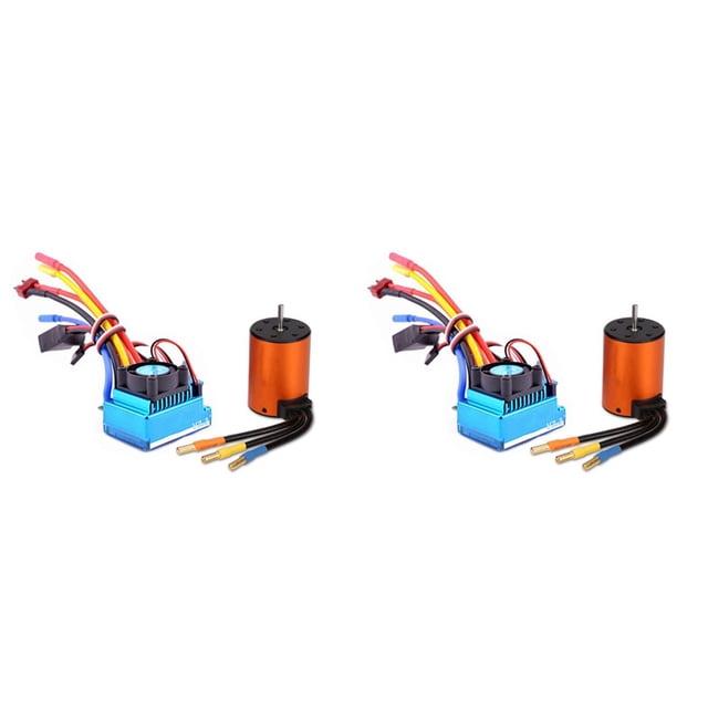 2X Kit de ActualizacióN Sin Escobillas Motor ESC Set para 144001 A959-B A979-B Repuestos de AutomóViles RC