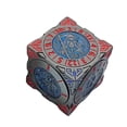 thumbnail image 5 of 7-In-1 Multi-Functional Metal Dice Set With 3D Relief Design For Tabletop Rpg Enthusiasts Gift-Givers, Versatile 7-Sided Dice Including D4 D6 D8 D10 D12 D20 With D100 Shared Face, 5 of 5