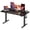 Ink Black, variant on VASAGLE Electric Standing Desk, Height Adjustable Desk, Sedentary Reminder, 4 Memory Heights, for Home Office, 55.1 x 27.6 Inches, Rustic Brown
