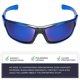 thumbnail image 3 of Gafas Deportivas Nitrogen Polarizadas Envolventes con Protección UV400 para Hombre y Mujer, 3 of 6