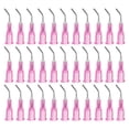 thumbnail image 1 of Uxcell Lot de 300 Aiguilles de Distribution à Embout Émoussé, 18G Embouts de Distribution Courbés 0.5 Pouces Aiguilles de Distributeur à Extrémité Inclinée avec Luer, Rose, 1 of 5