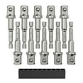thumbnail image 2 of TFixol 1/4" Drive Impact Grade Socket Adapter Set - 10Pcs Heat-Treated Chrome Vanadium Steel Extensions with 10-Slot Storage Bar for Automotive, DIY, and General Repairs, 2 of 7