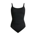 thumbnail image 5 of Time and Tru Women’s and Women's Plus Ruched One Piece Swimsuit, Sizes XS-2X, 5 of 5