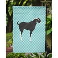 thumbnail image 3 of Caroline's Treasures BB8058GF Black Bengal Goat Blue Check Flag Garden Size , Small, multicolor, 3 of 3