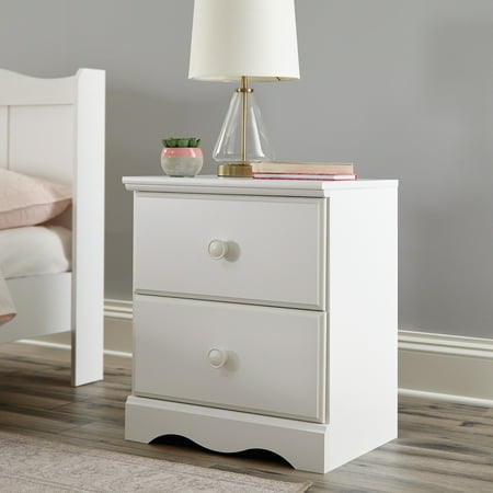 Sauder Storybook 2 Drawer Nightstand Soft White Finish Walmart Com