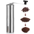 thumbnail image 2 of Graflsoa Moulin à Café Manuel Compact en Acier Inoxydable - Meule Céramique Réglable, Capacité de 30g, Portable pour Maison et Voyage, Finition Argentée, 2 of 6