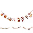 thumbnail image 2 of Christmas Banner Decorative Cute Cartoon Party Banner Hanging Bunting Banner, 2 of 5