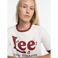 thumbnail image 5 of Kacey Lee Women's Distressed Graphic Ringer Tee, Sizes XS-XXL, 5 of 6