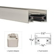 thumbnail image 6 of Wac Lighting Li-Dec Dead End I-Connector For L-Track Systems - White, 6 of 7