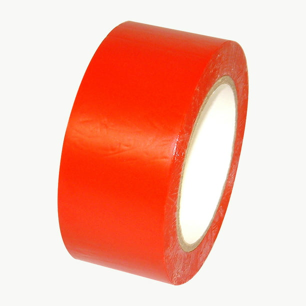 JVCC V36P Premium Colored Vinyl Tape 2 in x 36 yds. (Red)