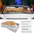 thumbnail image 5 of Fuzoiu Tranquil Garden Landscape Print Car Windshield Sun Shade,Block Uv Rays Sunshade,Foldable Front Window Sun Visor Protector for Car,SUV,Truck-Keep Vehicle Cool-Tranquil Garden Landscape, 5 of 8