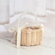 thumbnail image 5 of 2X Cesta de Mimbre para Niña de Flores para Bodas, Cesta de Flores de Ratán, Cesta de Niña de Flores Hecha A Mano con Asa y Cinta, 5 of 5