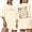 Beige, variant on Graphic Tees for Women Casual Loose Letter Print Crew Neck Short Sleeve T Shirt Top for Everyday Comfort and Style Pink S