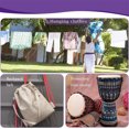 thumbnail image 6 of Soft Cotton Rope,Tutuviw 32 feet Long Soft Rope,8mm Thick Soft Tying Rope for Women Men,Soft Cotton Ropes for Knots,Natural Thick Long Rope for Hanging Clothes Home Décor, Black, 6 of 8