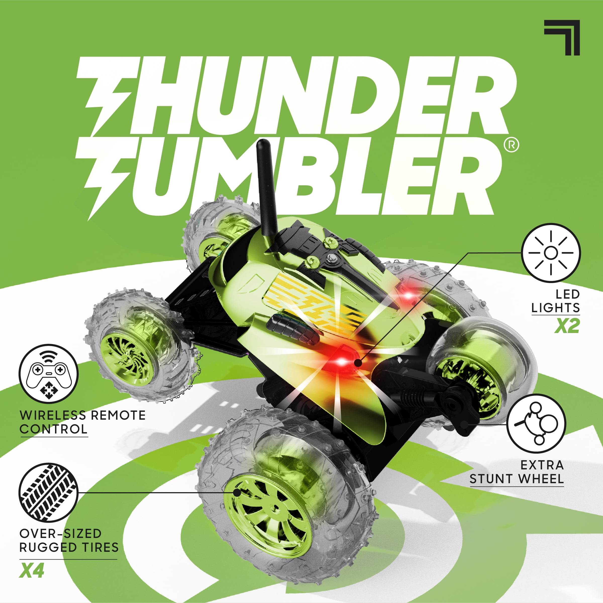 B*様 mon Thunderball 26 xs ダージャン Sharper Image® Toy RC Thunder Tumbler Remote Control 360 Spinning