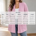 thumbnail image 3 of Iroehba Womens Cardigan Plus Size Long Sleeve Open Front Solid Color Relaxed Cut Casual Outerwear with Pockets for Everyday Wear, 3 of 10