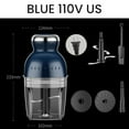 Multifunctional Electric Food Processors with Meat Grinder, 500ml Food