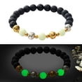 thumbnail image 1 of Pulsera de cuentas luminosas Salvador con dijes elástica decorativa para regalos de cumpleaños Joyería para niñas Novio Amarillo y verde, 1 of 10