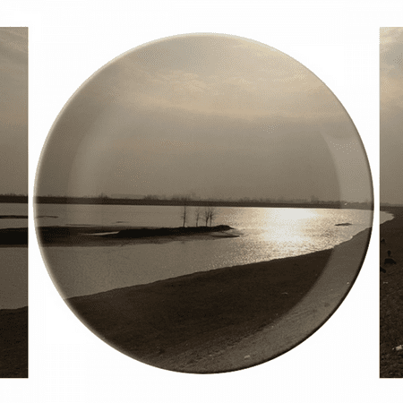 

Dusk Beach Photography Plate Decorative Porcelain Salver Tableware Dinner Dish