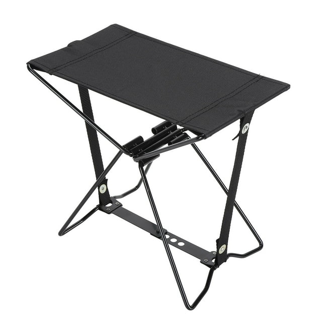 Picnic Barbecue Stool, Metal Small Picnic Outdoor Stool Load Capacity 100kg Portable Sturdy Foldable for Bedroom
