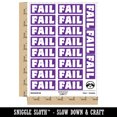 thumbnail image 2 of Fail Bold Text Test Inspection Sticker Set - Purple - Matte Finish - 2.00" Large, 2 of 7