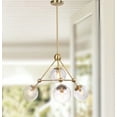 thumbnail image 3 of Safavieh Bain 4-Light Modern Glam Triangular Prism Pendant, 3 of 6