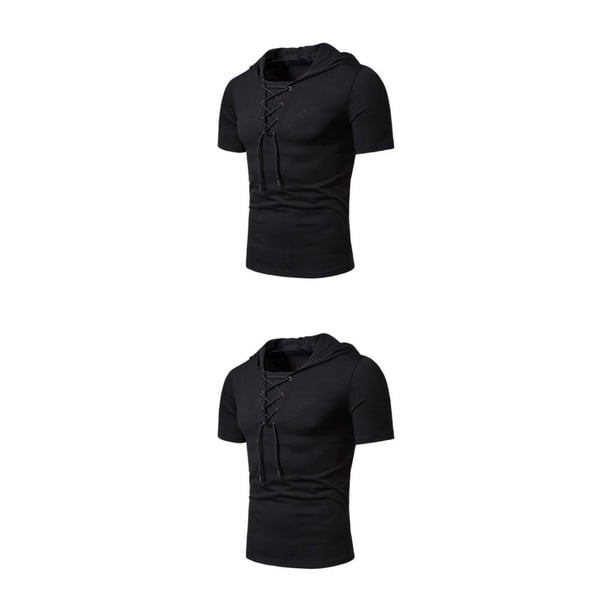 Minnieouse Sudadera con capucha para hombre de moda, ligera y transpirable, , negro S Negro S 2Conjunto