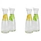 thumbnail image 1 of 4 Piezas Garrafas de Agua de Plástico de 1 L con Tapas Abatibles Blancas, Jarras Inastillables Reciclables Y de Alimenticio, Tarro de Jugo, 1 of 5