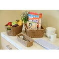 Seville Classics Woven Storage Baskets, 3Piece Set