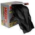 Husky Large Trash Bags 30 Gallon, 82 Bags, Drawstring Black