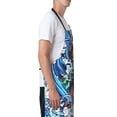 thumbnail image 3 of Demon Slayer Adjustable Bib Apron, Waterdrop Resistant Aprons with 2 Pockets Cooking Kitchen Aprons for Women Men Chef, 3 of 8