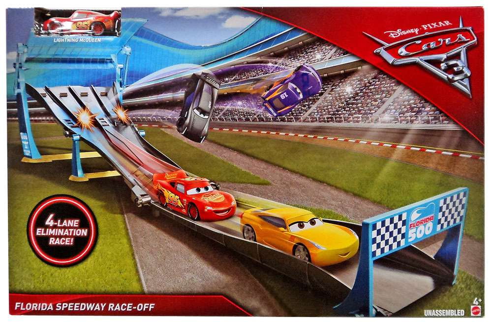 cars 3 florida 500 speedway playset