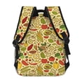 thumbnail image 3 of Haiem Fruits And Vegetables Printed School Backpack,Casual Travel Lightweight Backpack,Durable Comfortable Multifunctional Backpack,Laptop Backpack, 3 of 5