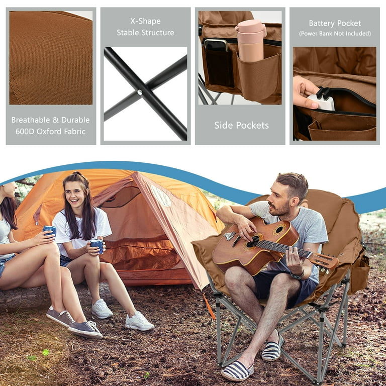 MOPHOTO Heated Camping Chair - Heated Folding Chairs for MOPHOTO Heated Camping Chair - Heated Folding Chairs for