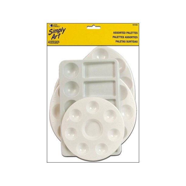 Loew Cornell Simply Art Assorted Palette 4pc