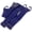 Navy Blue, variant on Hidden Suspenders for Men Under Clothes with 3 Snap Loop (1.48" Wide)Black