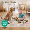 thumbnail image 4 of ODIKA 4'x6' Ultra-Soft Area Rug, Whimsical Unicorn Grid Layout Magical Creature Decorative None Washable, Bare feet friendly, Silk-Touch for Bedroom Home office, 4 of 7